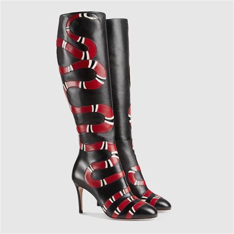 coral snake gucci shoes|Gucci boots for women.